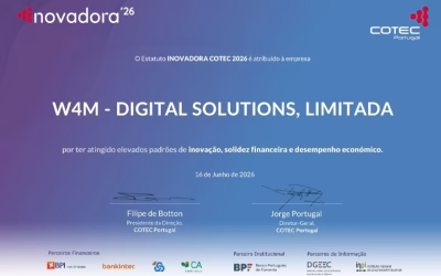 W4M distinguida com o Estatuto INOVADORA COTEC 2026